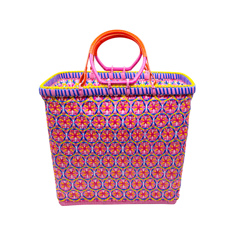 Belongil Basket - Tropic Pink