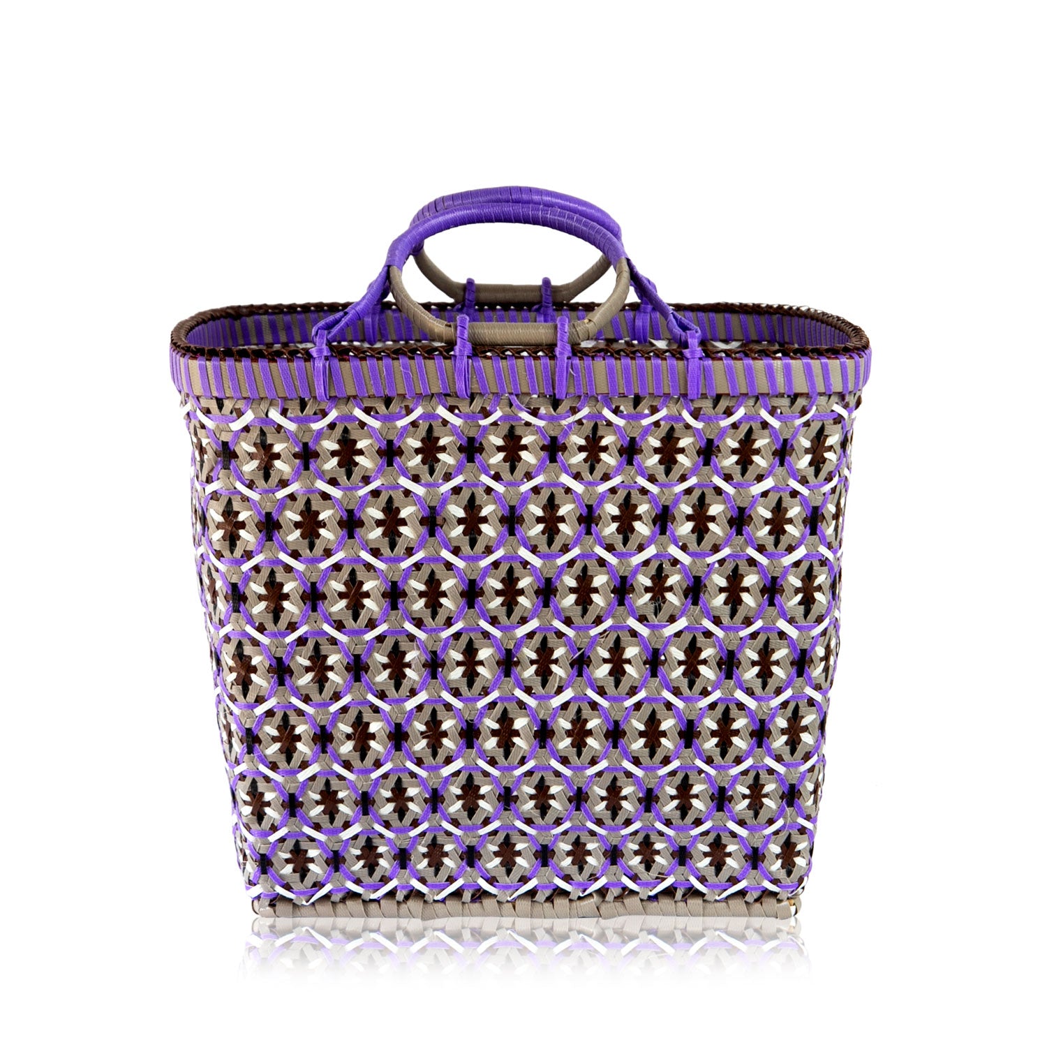 Belongil Basket - Jacaranda